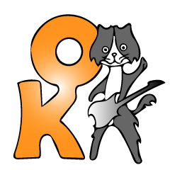 [LINEスタンプ] ロックなギタリスト猫