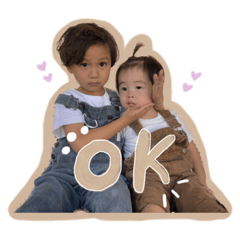 [LINEスタンプ] いっくんと時々ひな