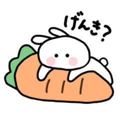 [LINEスタンプ] ゆるゆるうさぎのお友達に送るスタンプ