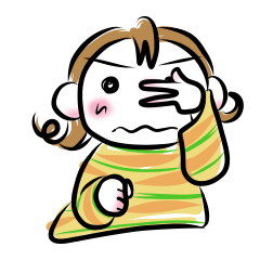 [LINEスタンプ] 困ったコマちゃん