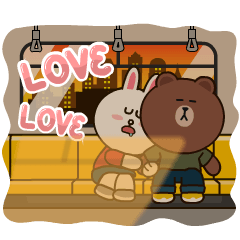 [LINEスタンプ] BROWN ＆ FRIENDS : 愛とケア 4