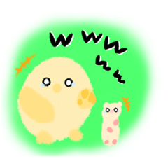 [LINEスタンプ] はむぴよ 毎日使えるかわいいスタンプ