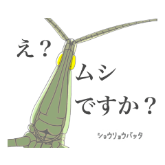 [LINEスタンプ] ムシしないで！虫スタンプ1