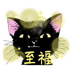 [LINEスタンプ] Kの世界(9)黒猫