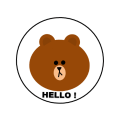 [LINEスタンプ] LINE FRIENDS  BROWN