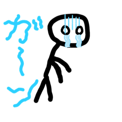 [LINEスタンプ] 棒人間 ボー太君