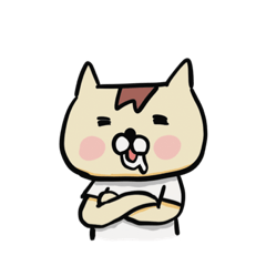 [LINEスタンプ] あっぱれ！ねこてき君