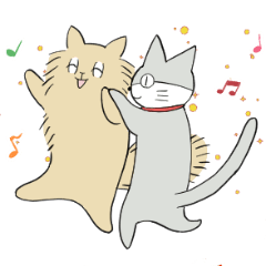 [LINEスタンプ] ねこ的世界