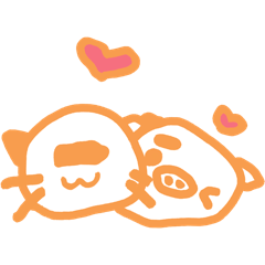 [LINEスタンプ] 可愛い海苔猫-左手で絵を描く スタンプ特集