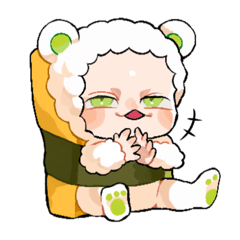 [LINEスタンプ] ばぶ寿司