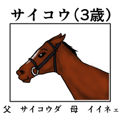 [LINEスタンプ] 競走馬名っぽいスタンプ10