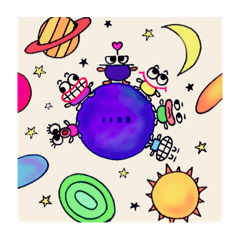[LINEスタンプ] リュっぴ  龍神 ①うちゅうクラブ1133