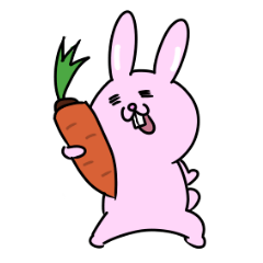 [LINEスタンプ] 「うさぎ」のような何か。