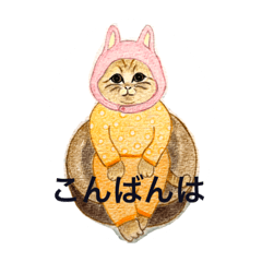 [LINEスタンプ] 洋服を着た猫