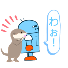 [LINEスタンプ] ロボと