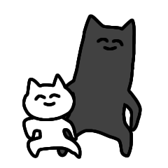 [LINEスタンプ] しろくろなあいつら3