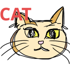 [LINEスタンプ] 猫がいるだけ