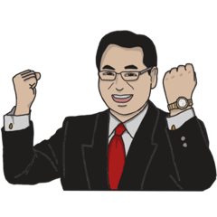 [LINEスタンプ] 金森勝税理士事務所の金森先生