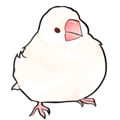 [LINEスタンプ] みんなのふくふく文鳥1