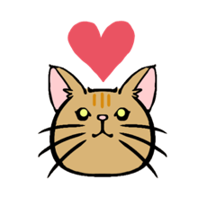 [LINEスタンプ] 猫の会話(返事)