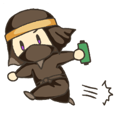 [LINEスタンプ] みにまむ忍者くん