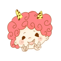 [LINEスタンプ] おにとらちゃん♡