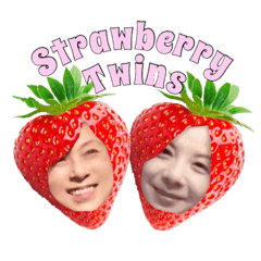 [LINEスタンプ] Strawberry Twins
