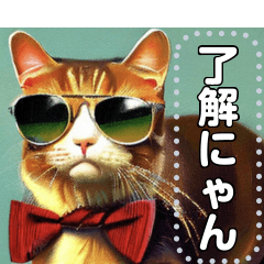 [LINEスタンプ] 【ねこ】猫サングラスかわいい