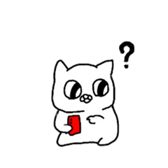 [LINEスタンプ] 白猫文字無しスタンプ