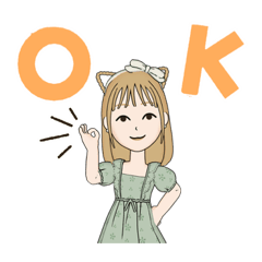 [LINEスタンプ] お金持ちの女の子