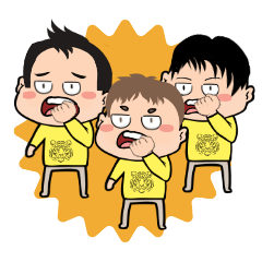 [LINEスタンプ] てらお整骨院ブラザーズ