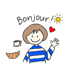 [LINEスタンプ] Yucony先生のフランス語スタンプ①