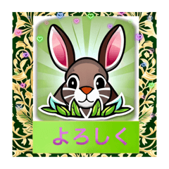 [LINEスタンプ] ウサギ語