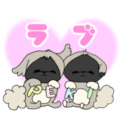 [LINEスタンプ] ふたりはぺきにーず‼︎⭐︎普段使い⭐︎