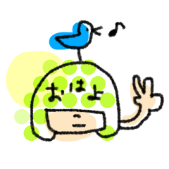 [LINEスタンプ] ぽこぽこドットスタンプ