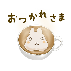 [LINEスタンプ] 仲良しうさぎさんの日常