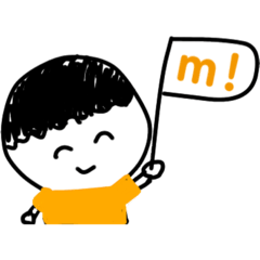 [LINEスタンプ] まんまるくん使えるスタンプ！