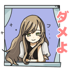 [LINEスタンプ] よく喋るお嬢様