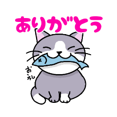 [LINEスタンプ] ぐれ〜ねこ     猫の日