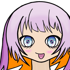 [LINEスタンプ] 薄藤 葵_V1