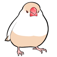 [LINEスタンプ] みんなのふくふく文鳥2