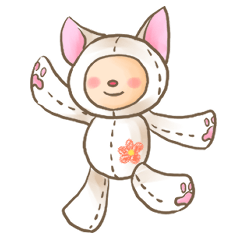 [LINEスタンプ] 着ぐるみズ<猫>