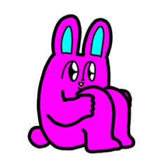 [LINEスタンプ] 我無敵兎