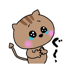 [LINEスタンプ] にゃんこ＆すずめ