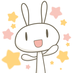 [LINEスタンプ] うさぎ先生 基本の日常会話《修正版》