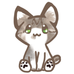 [LINEスタンプ] 日常で使いやすいキジシロねこ