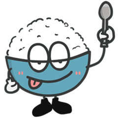 [LINEスタンプ] おかわり！ごはんくん