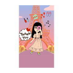 [LINEスタンプ] 眼鏡女である