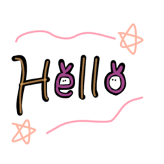 [LINEスタンプ] 日常で使える英語♡