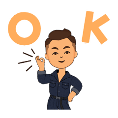 [LINEスタンプ] チョイかわ男子